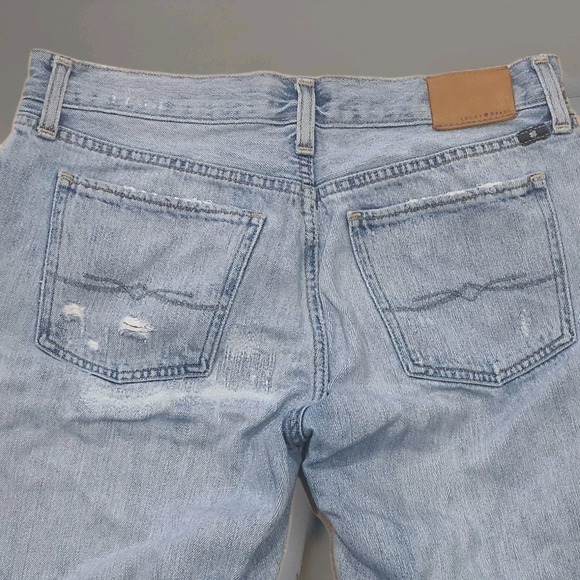 Lucky Brand Sienna Slim Boyfriend Jeans Women 2/26 Distressed Floral Print - Picture 8 of 10